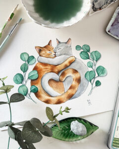 ABRAZO DE GATOS Catscabel una causa educativa a favor de los animales