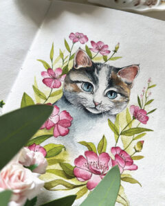 GATOS Y PLANTAS Dibujar para ayudar